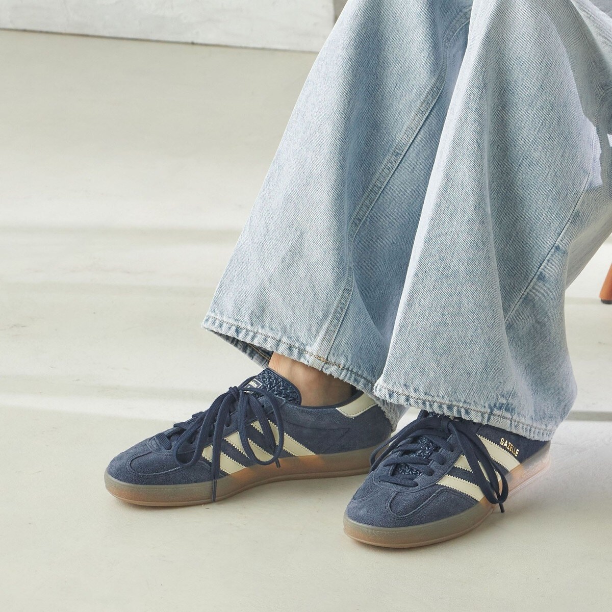 adidas 50th ANNIV GAZELLE INDOOR SHIPS別注 adidas スニーカー 「SHIPS別注」adidas: 50th ANNIV GAZELLE