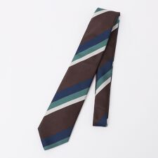 SHIPS: シルク レップ ストライプ ネクタイ