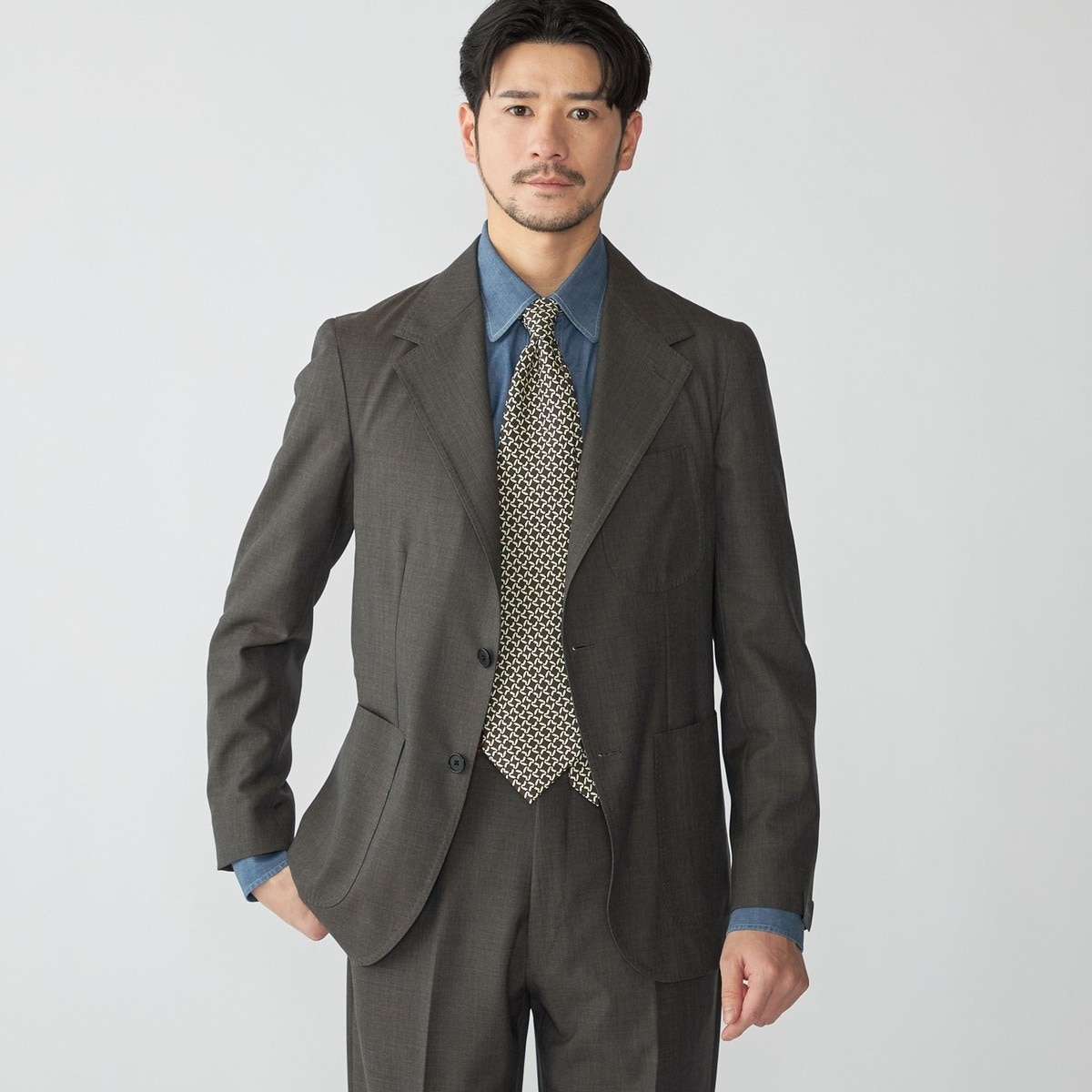 SHIPS別注】Errico Formicola: ウール ブラックウォッチ ジャケット