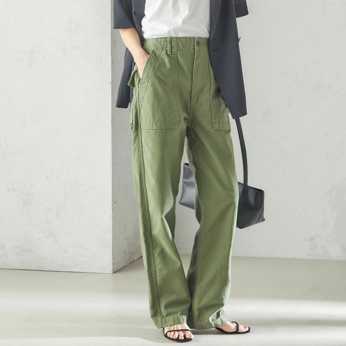 新品 SHIPS WOMEN サテン プリント ドロスト パンツ SHIPS パンツ 「手洗い可能」サテン プリント ドロスト