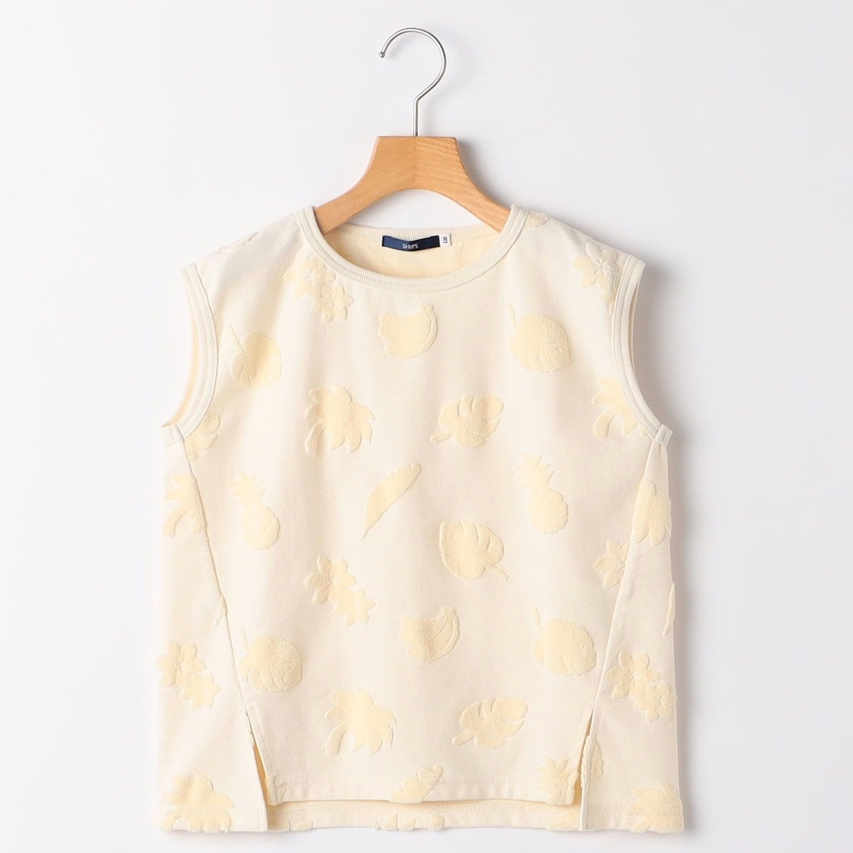 [�}���C]SHIPS KIDS:140cm�`150cm / �p�C�� �W���J�[�h �m�[�X���[�u TEE/�V�b�v�X�iSHIPS�j �I�t�z���C�g