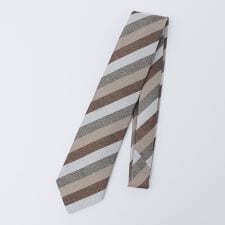 Errico Formicola: メランジ ストライプ ネクタイ