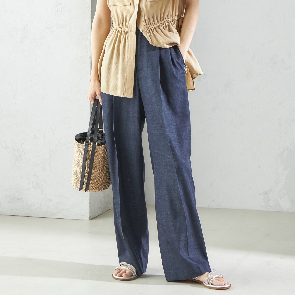 JOURNAL STANDARD 2way ベアトップパンツ リネンレーヨン2WAYベアトップパンツ（その他パンツ）｜JOURNAL
