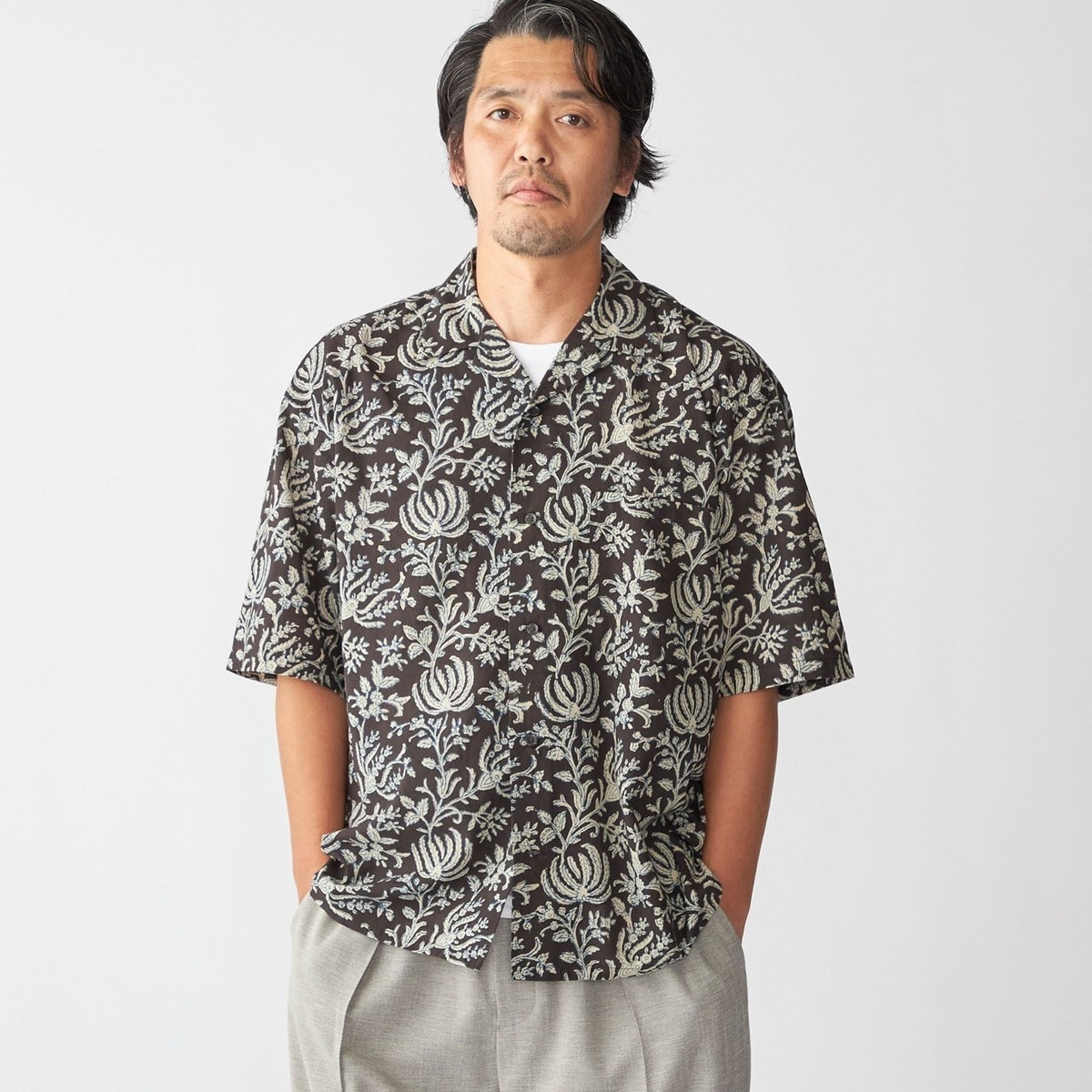 BENCH MARKING SHIRTS: シアー ドビー ショートスリーブ シャツ