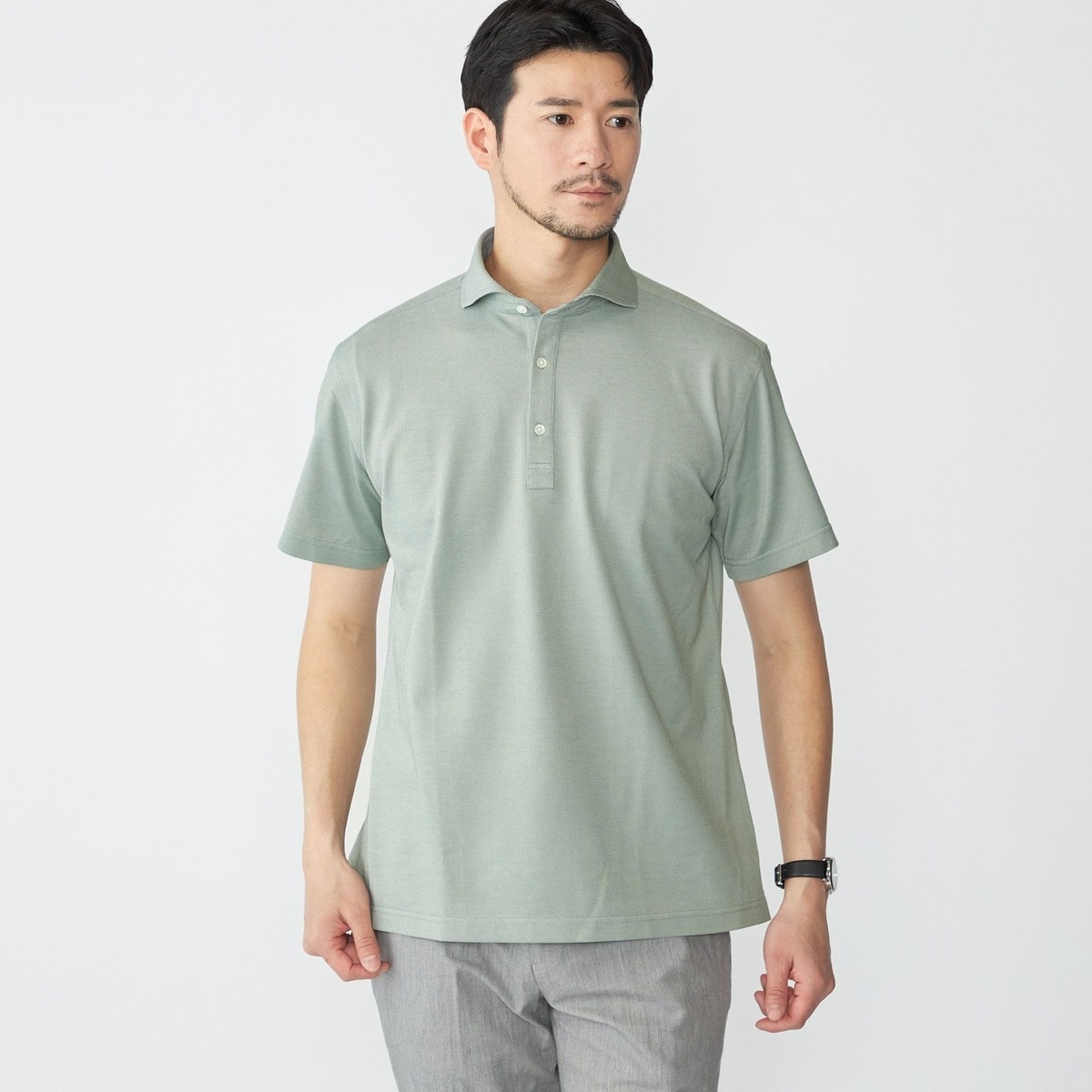 LACOSTE for BEAUTY&YOUTH＞ 1トーン パイル ポロシャツ