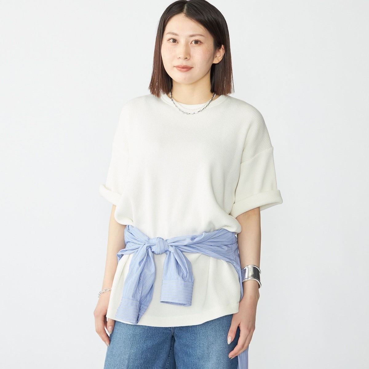 SHIPS: Herdmans リネン 2WAY プルオーバー Tシャツ | シップス