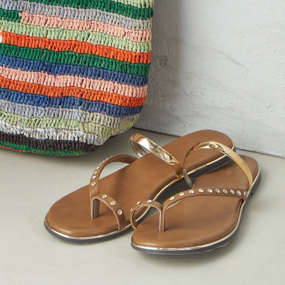 ビジュー フラット サンダル | シップス(SHIPS) | マルイウェブチャネル
