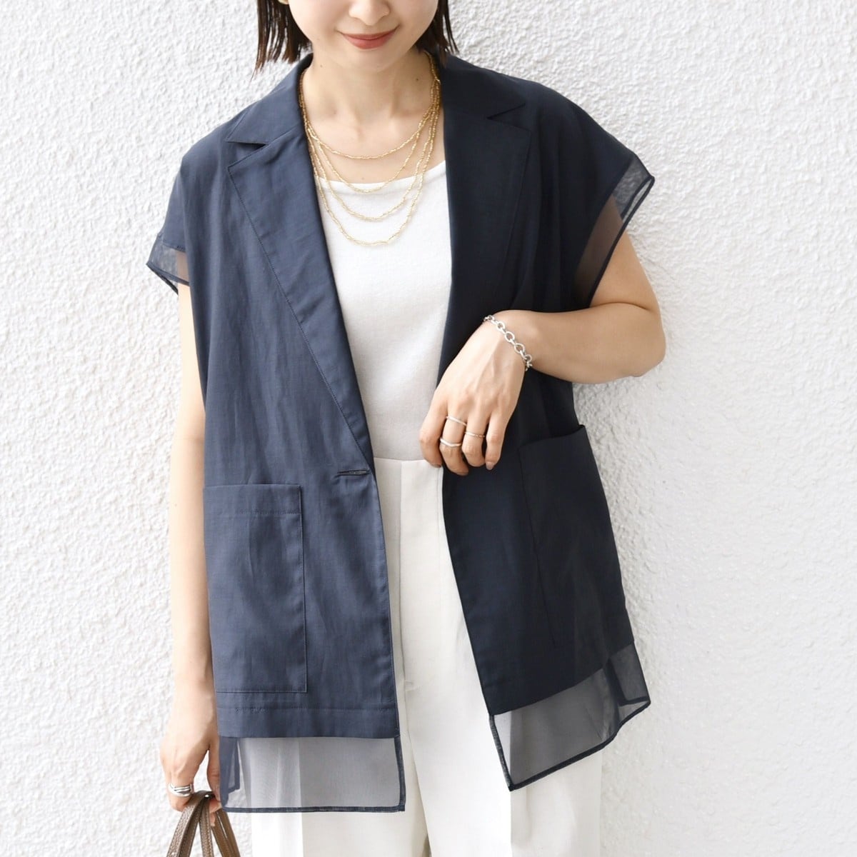 kiarisvintage JOURNALSTANDARD キルトステッチベスト □【KIARIS vintage＆closet×JS】 キルトステッチベスト