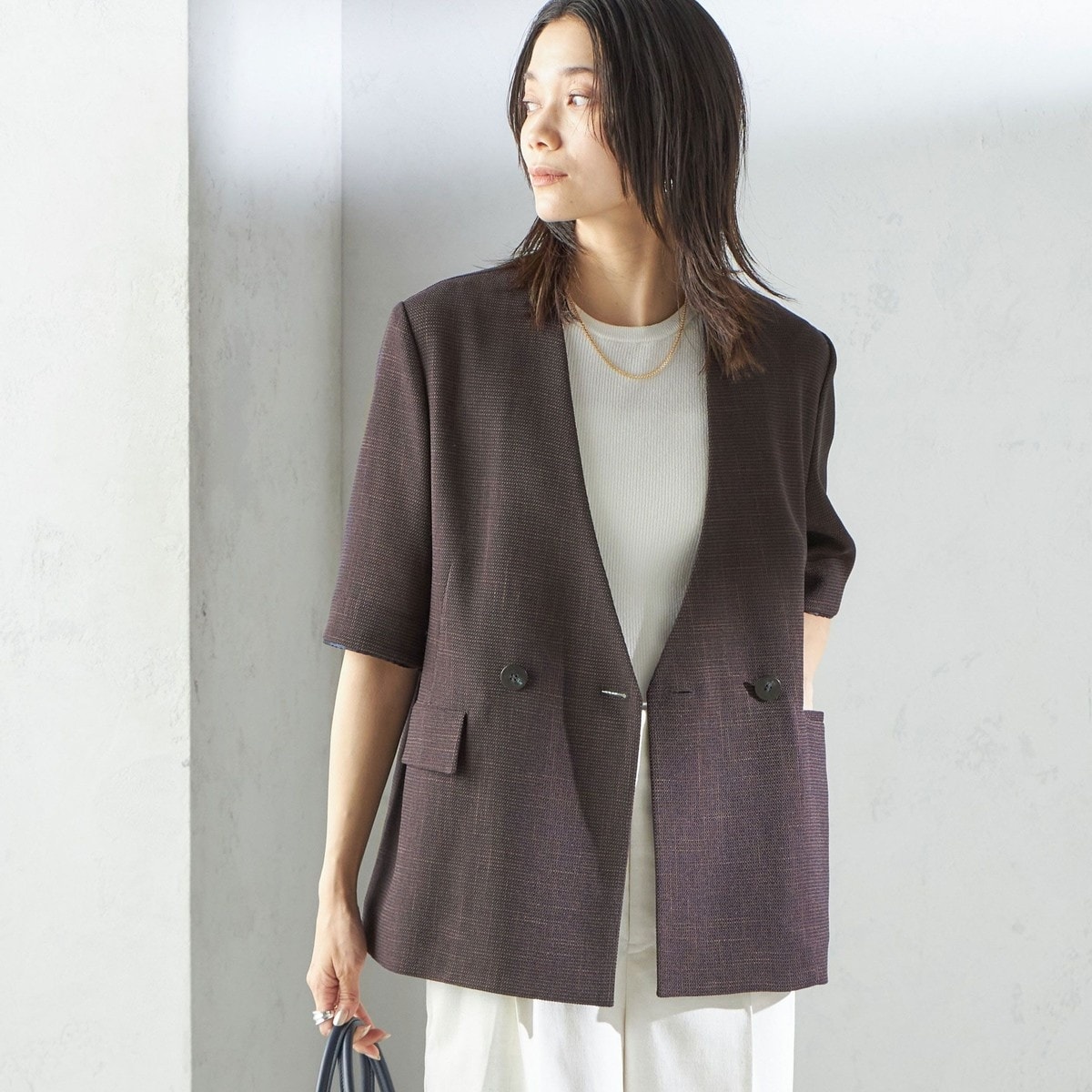 追加3》アイアスストレッチハーフスリーブジャケット