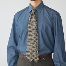 Holliday＆Brown マダー プリント ネクタイ