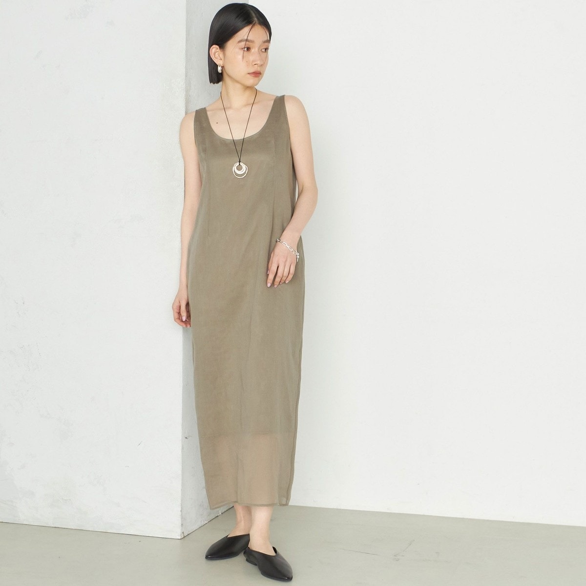 オーガンジーボレロ＆オールインワンセットパンツ | ナノユニバース