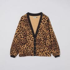 ILL180°: LEOPARD SWEAT CARDIGAN
