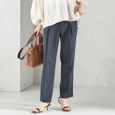 〈手洗い可能〉FUNCTIONAL テーパード パンツ（セットアップ対応）