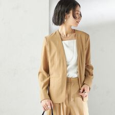 〈手洗い可能〉FUNCTIONAL カラーレス ジャケット（セットアップ対応）