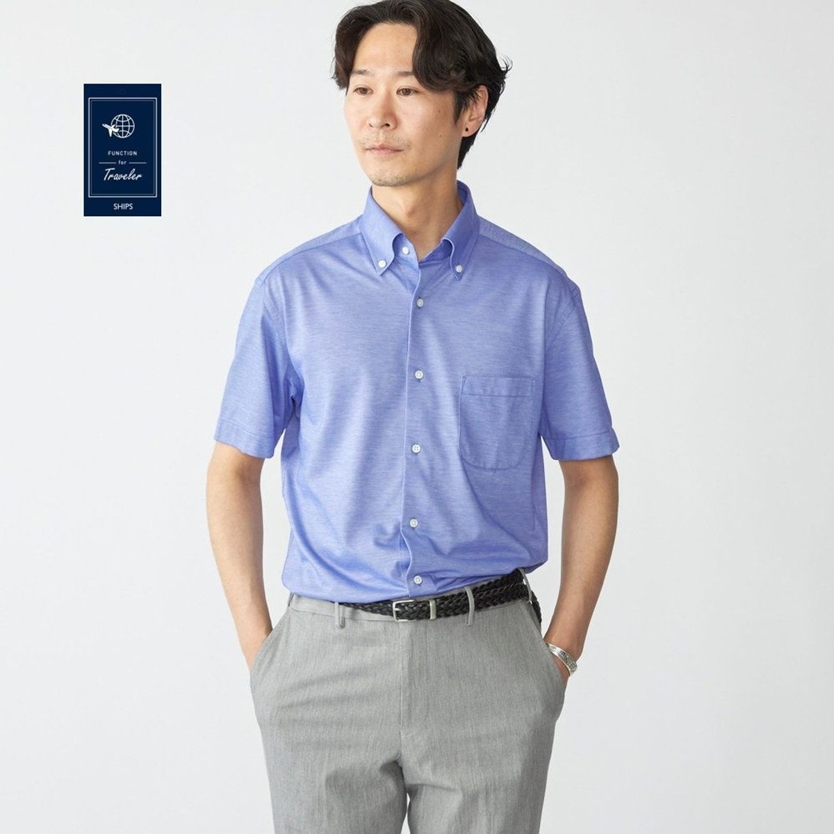 BENCH MARKING SHIRTS: シアー ドビー ショートスリーブ シャツ