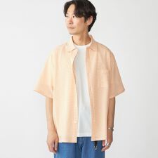 SHIPS: エアー サッカー レギュラーカラー ショートスリーブ シャツ