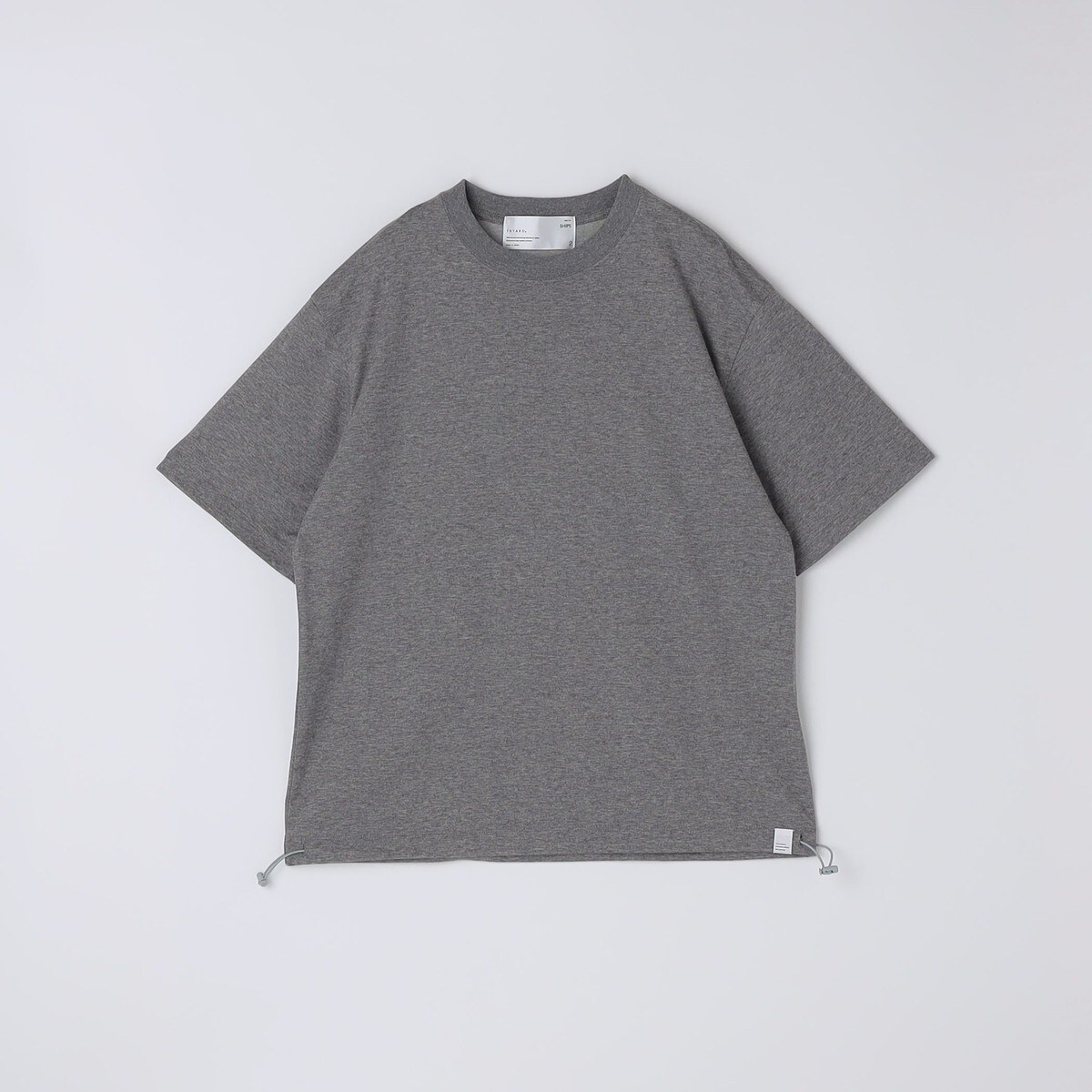 【SHIPS別注】THYARD: スーピマコットン インレー モックネック Tシャツ SHIPS tシャツ 「SHIPS別注」THYARD: スーピマコットン インレー