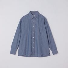 【SHIPS別注】Salvatore Piccolo: ストーンウォッシュデニム ボタンダウンシャツ