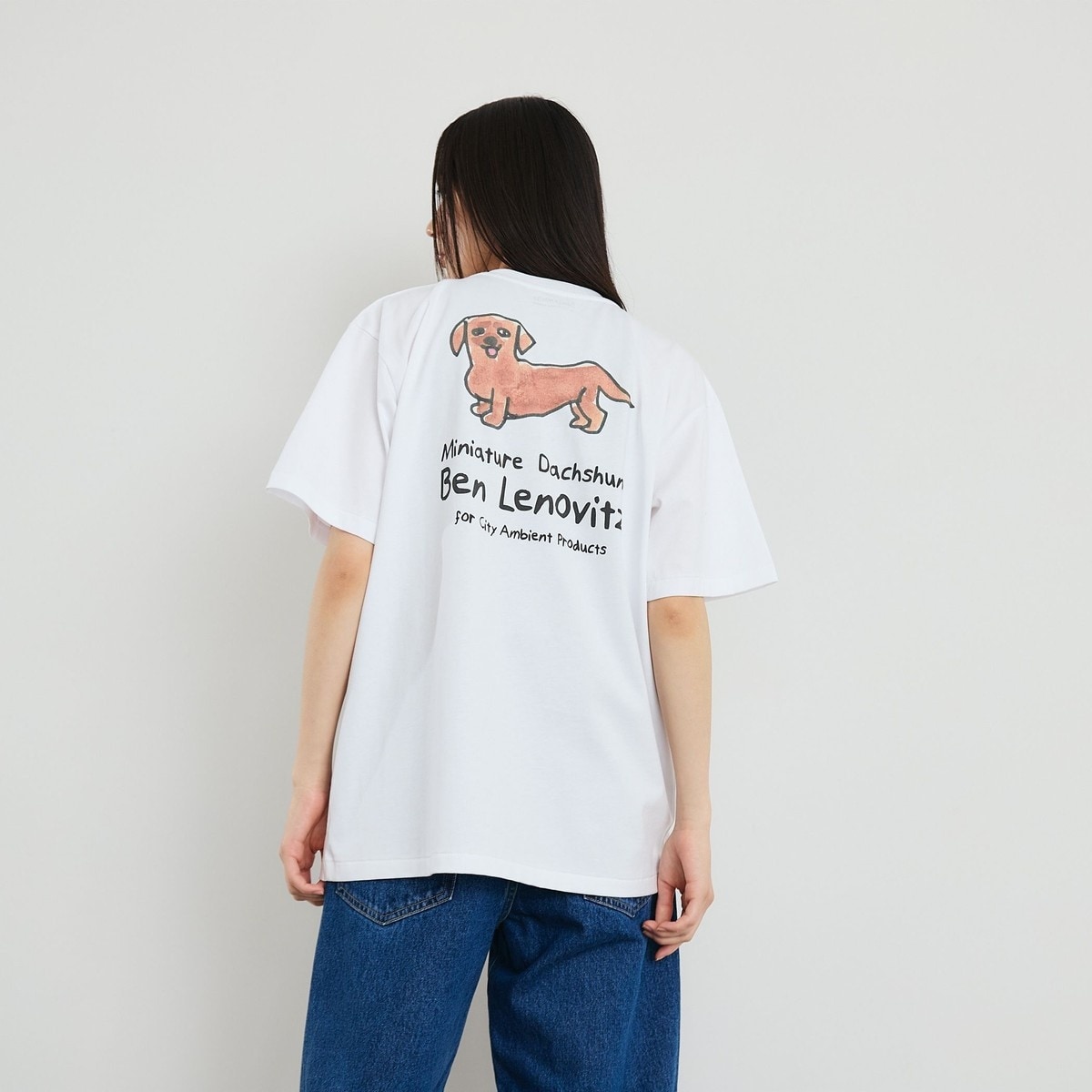 [�}���C]�yCity Ambient Products�ʒ��zBen Lenovitz: DOG CAT T�V��/�V�b�v�X�iSHIPS�j �z���C�g�n
