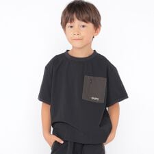 SHIPS KIDS:100～130cm / 〈UVカット〉ドライ ポケット TEE