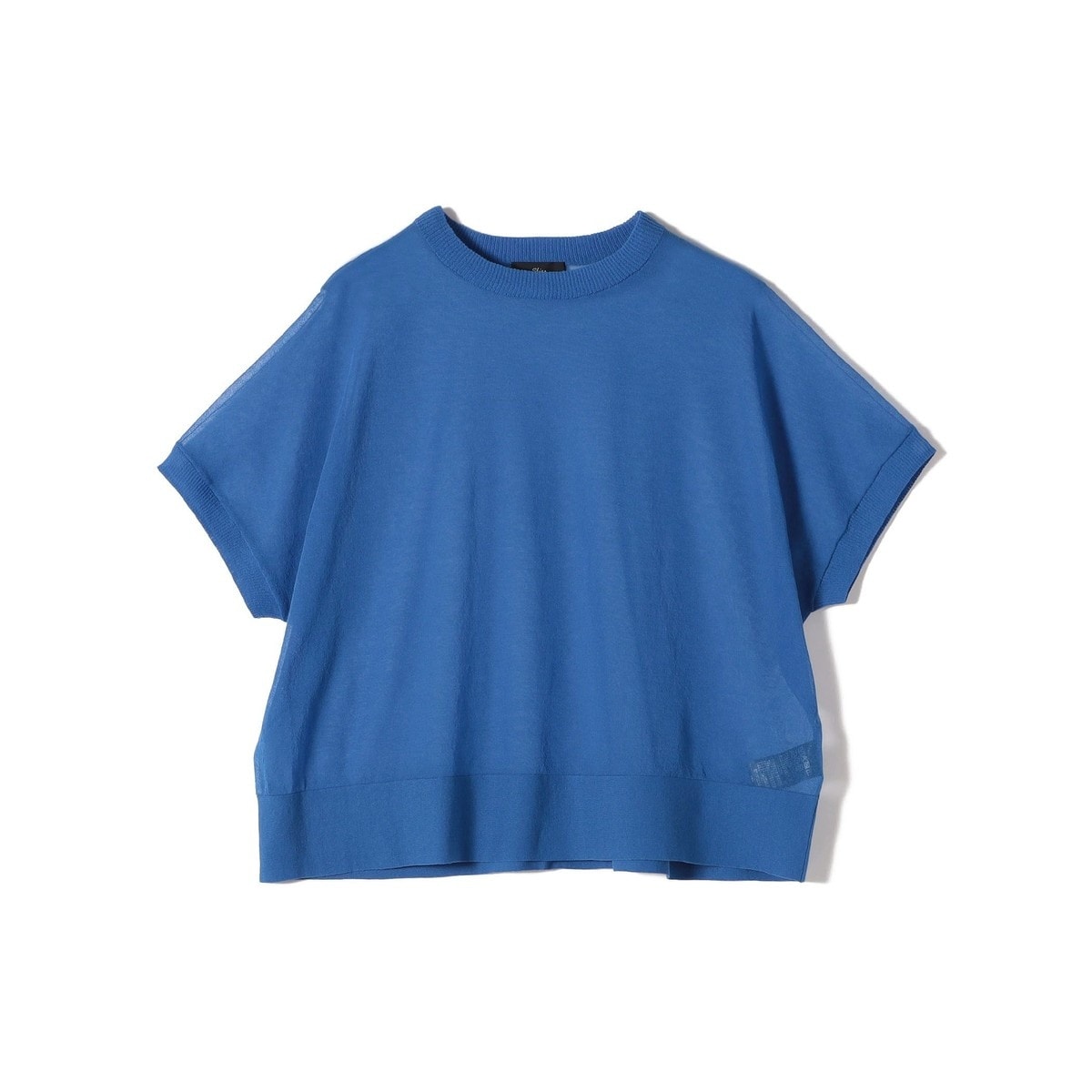 SHIPS Primary Navy Label:〈手洗い可能〉NOIR ワイド プルオーバー