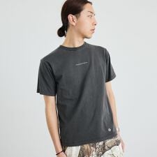 City Ambient Products: フラワー プリント フェード ピグメント Tシャツ