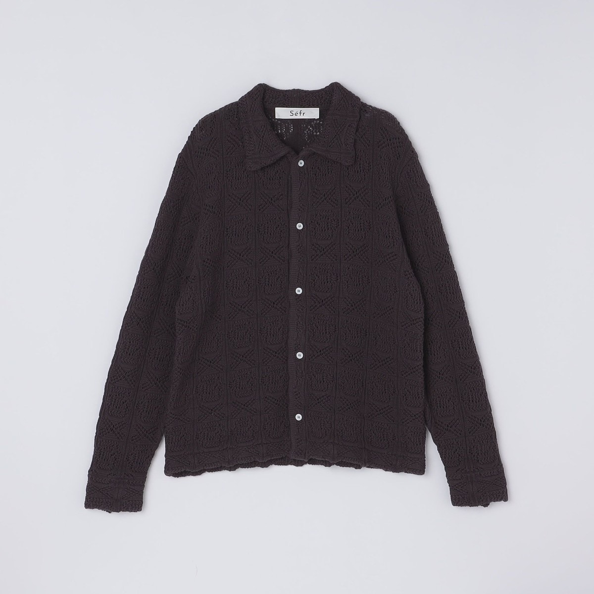 トップス sefr LEE CARDIGAN Séfr - 【25AW】 リー カーディガン アルパカニット / LEE CARDIGAN