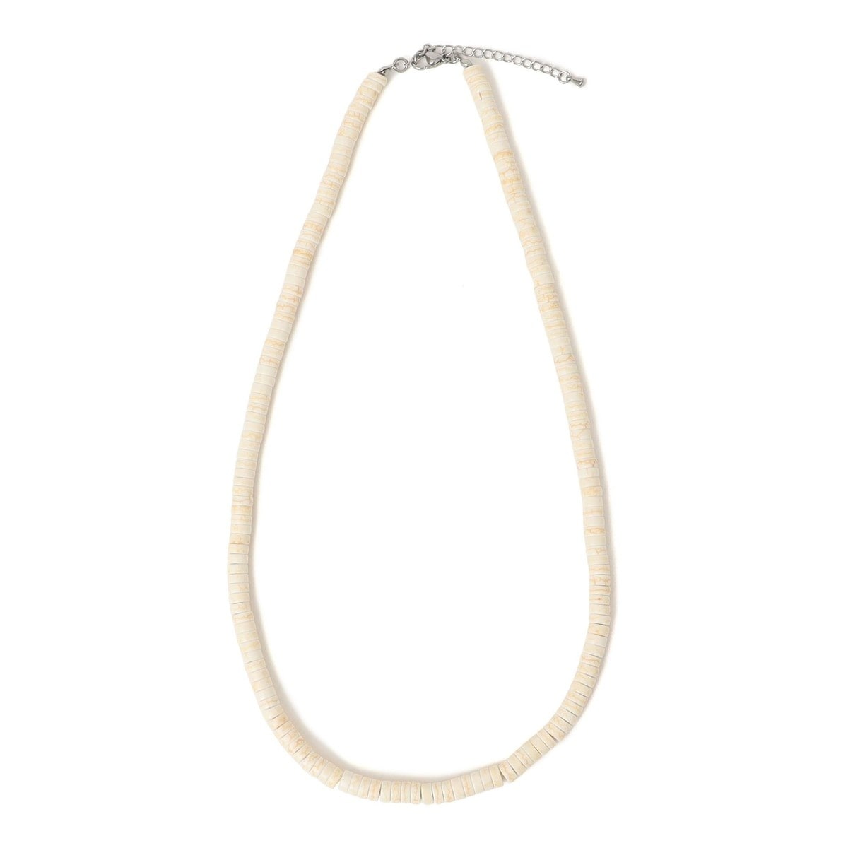 [�}���C]HELENA:MIX MATERIAL NECKLACE/�V�b�v�X�iSHIPS�j �z���C�g
