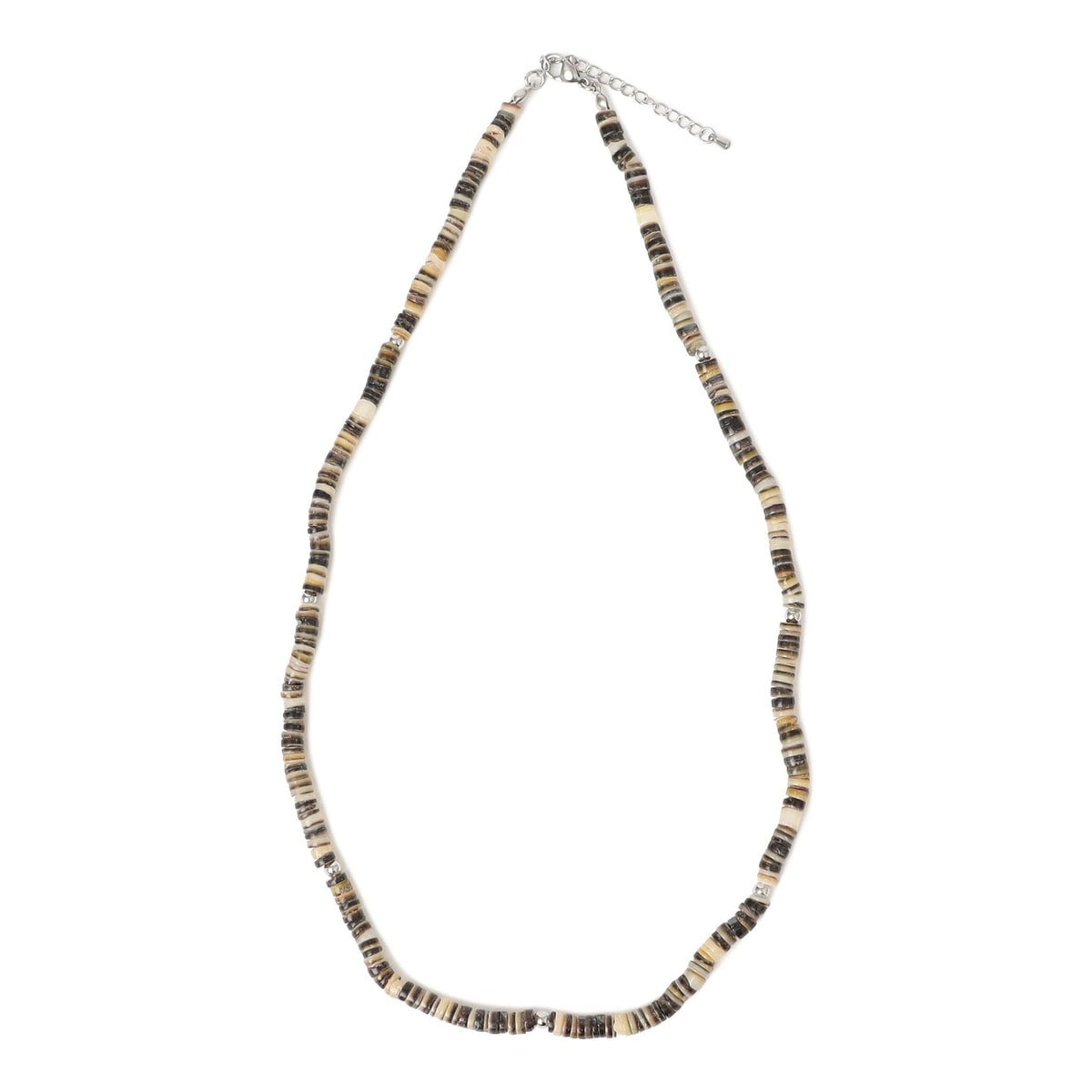 [�}���C]HELENA:MIX MATERIAL NECKLACE/�V�b�v�X�iSHIPS�j �O���[