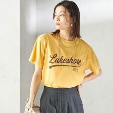 【SHIPS別注】Odub:〈手洗い可能〉プリント TEE