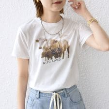 【SHIPS別注】ACASAM: フォト TEE