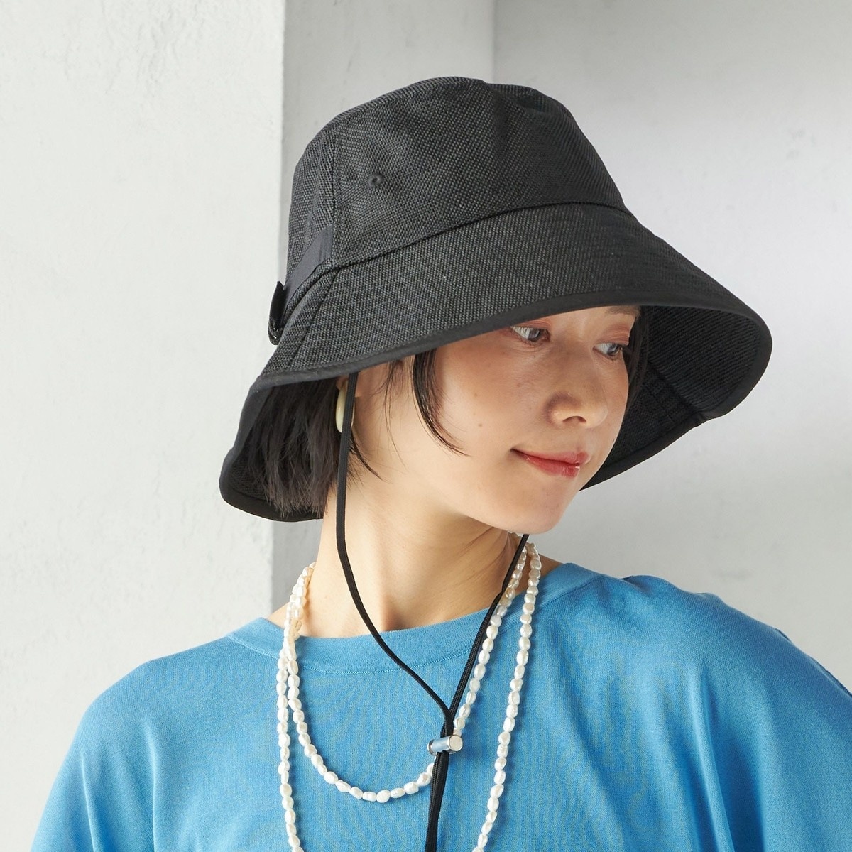ジャーナルスタンダード　レビス　帽子　ストラップツキツバヒロハット REVIS/レビス】 ストラップツキツバヒロハット（ハット