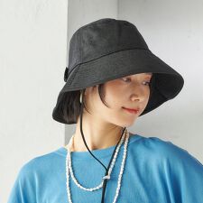 Rmeria:〈UVカット / 手洗い可能〉ペーパーライク パイピング ハット 2