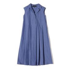 SHIPS Primary Navy Label:〈手洗い可能〉タック フレア ワンピース