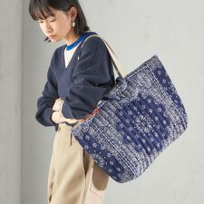 MALUS: バンダナ キルティング ビッグ トート バッグ | シップス(SHIPS  