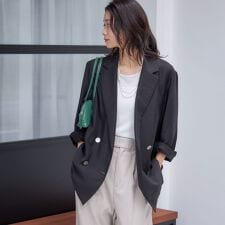 《予約》〈手洗い可能〉シアー シルク混 ジャケット