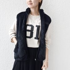 シップス(SHIPS)の【一部WEB限定 / SHIPS別注】Champion:〈洗濯機可能〉フリース ベスト