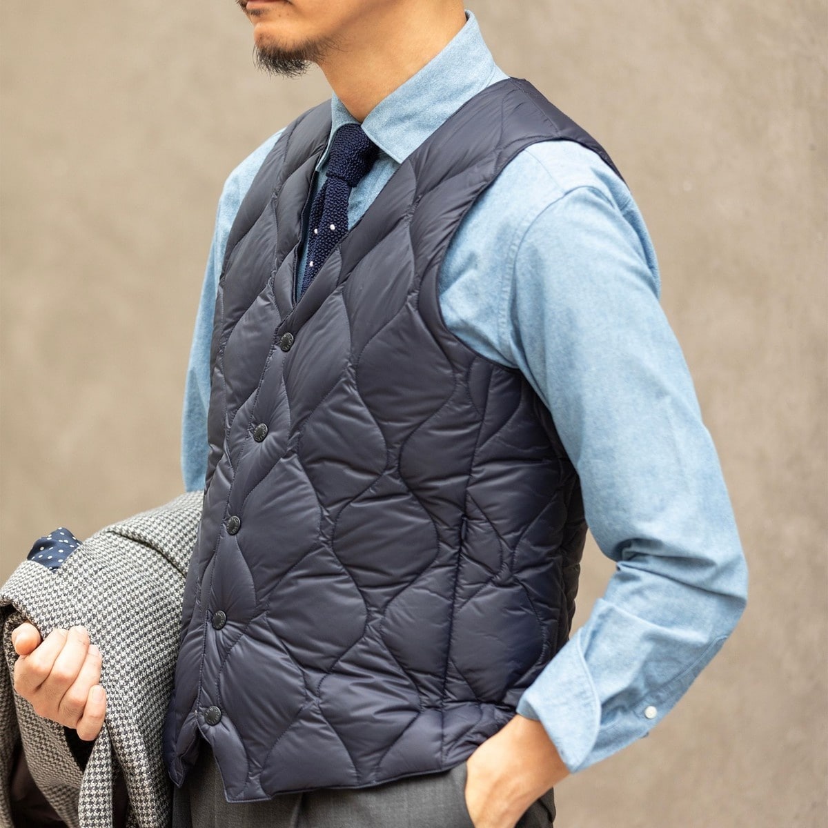 DANTON／ダントン】インナーダウンベスト JD－8753