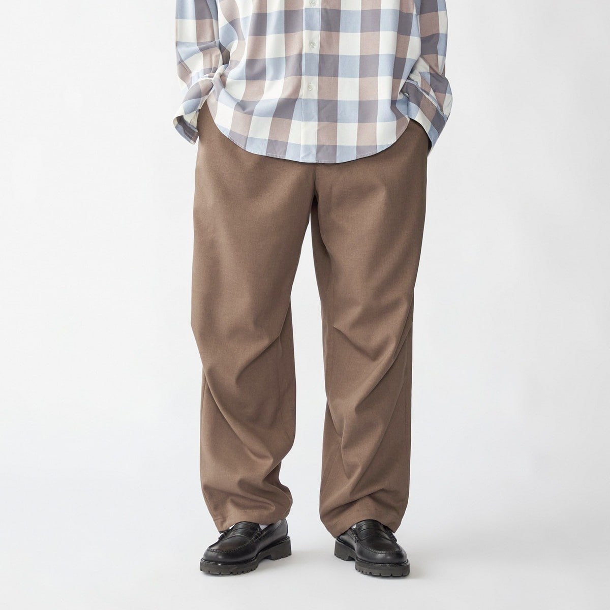 【SHIPS別注】FANTASTICDAYS: タック ワイド イージー パンツ