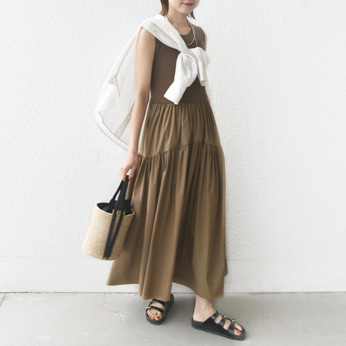 nude vintage×JOURNAL STANDARD】レースパッチワークワンピース