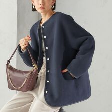 【一部WEB限定】〈手洗い可能〉NEW リバーシブル ボア ブルゾン