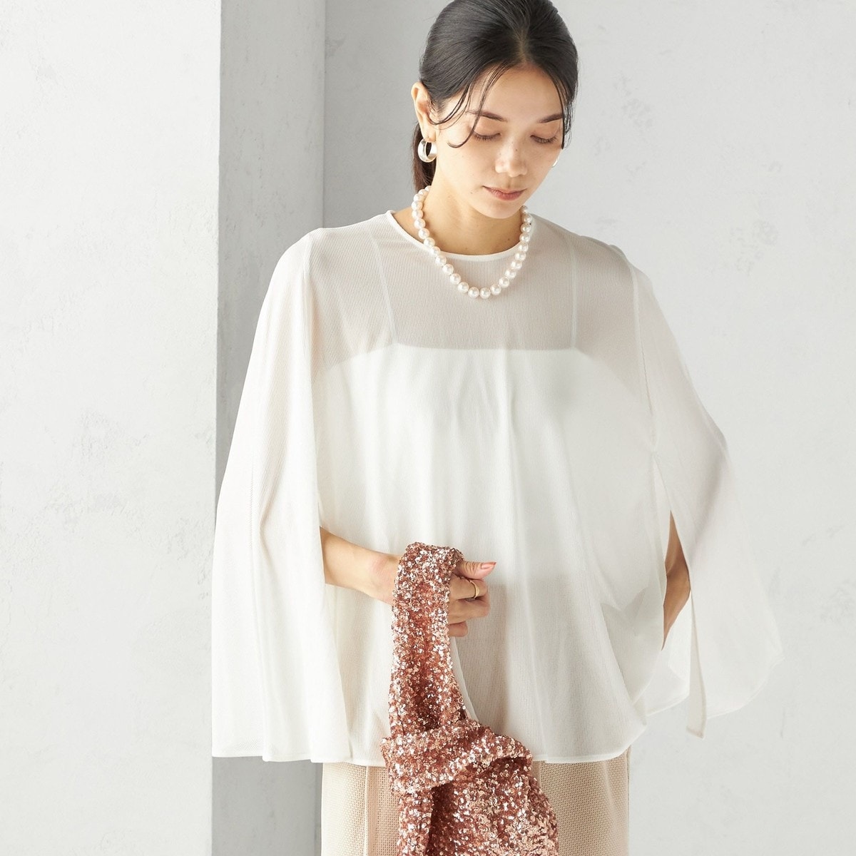 TORRAZZO DONNA:〈手洗い可能〉フラワー ティアード ブラウス TORRAZZO DONNA:〈手洗い可能〉フラワー ティアード ブラウス