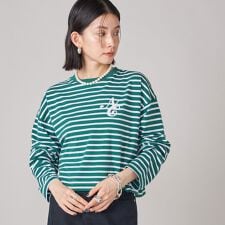 SHIPS NINE CASE:ボーダー 長袖 TEE