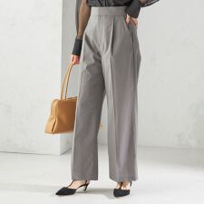 〈洗濯機可能〉マルチ ファンクション ワイド スラックス