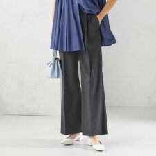 〈洗濯機可能〉マルチ ファンクション ワイド スラックス