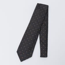 Stefanobigi: シルク ウェーブ ツイル コモン ネクタイ