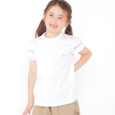 SHIPS KIDS:100～130cm/袖レース デザイン Tシャツ