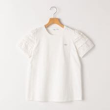 SHIPS KIDS:140～150cm/袖レース デザイン Tシャツ