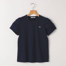 SHIPS KIDS:140～150cm/袖レース デザイン Tシャツ