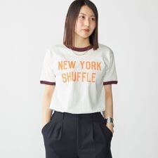 シップス(SHIPS)の【SHIPS別注】THE DAY ON THE BEACH: プリント リンガー Tシャツ